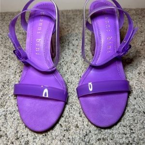 Gianni Bini Heels - Liyra, Size 6.5, Disco Purple